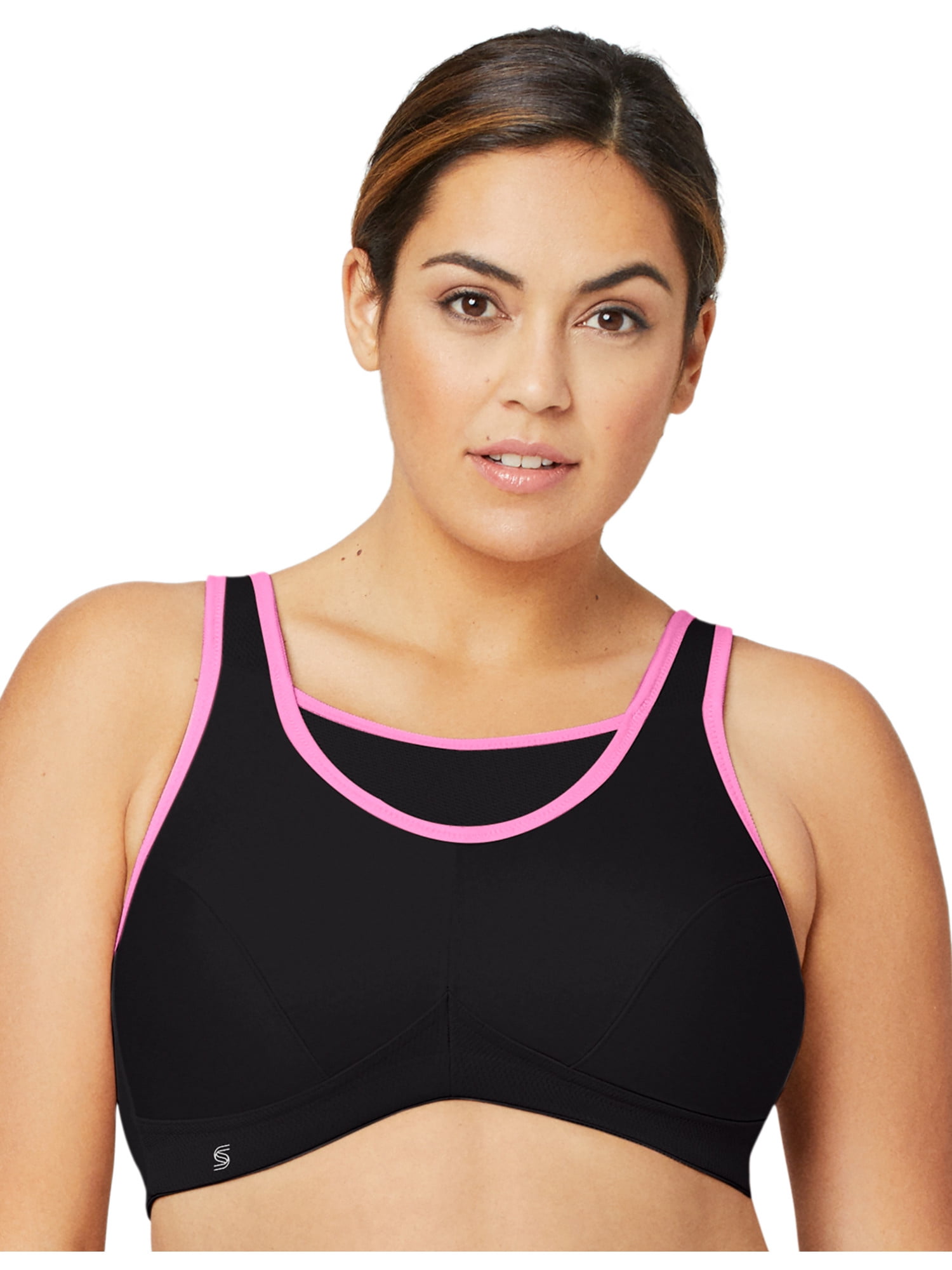 Womens Sports Bra Full Figure No Bounce Plus Size Yoga Bra Top Wirefree Workout Fitness Tank with Removable Pads