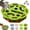 Round green, variant on Cat Scratch Puzzle Enrichment Box, Cat Nail File Enrichment Box, Stress Free Alternative to Clippers and Grinders with Bell for Indoor Cats Scratching Hunting Mental