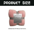thumbnail image 3 of Light pink flannel blanket, 50x70cm/ Hugging Soft For Sofas Beds Blankets Is Lightweight Suitable Plush And Blanket Textiles, 3 of 7