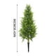 thumbnail image 2 of xihome Árbol de Navidad artificial con estaca desmontable para maceta, decoracin de interior para el hogar o la oficina durante las fiestas., 2 of 6