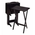 thumbnail image 1 of Winsome Alex 5-Pc Snack Table Set, Black, 1 of 4