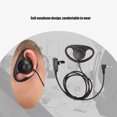 thumbnail image 4 of Riousery 2 Pcs 1 Pin D Shape Earpiece with PTT Mic Headset para Radios Motorola 2 Way Walkie Talkie Accesorio, 4 of 9