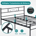 thumbnail image 4 of Cama Matrimonial FurnitureR base de cama LONITA PLATA, 4 of 6