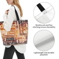 thumbnail image 3 of Fotbe Hand Drawn Vintage Coffee Bolsa Tote Estética de Lona con Estampado para Mujer - Bolsa Reutilizable de Hombro Casual para Vacaciones, Compras, Trabajo y Gimnasio, 3 of 8