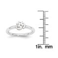 thumbnail image 4 of Sterling Silver Rhodium Ohm Ring, 4 of 7