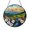 Acrylic 3.5 Inch, variant on Bright Meadow Wildflower Suncatcher Round Window Panel Ornament Decor