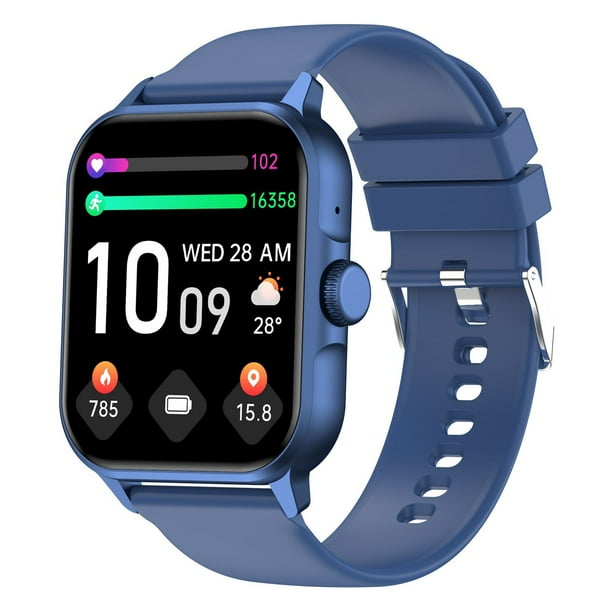 Amzcrzy Electrónica para hombres Organizador de electrónica Cámara digital Reloj inteligente con pantalla TFT de 1,83 pulgadas y resolución de 240 x 284. Relojes inteligentes para teléfonos. Reloj in