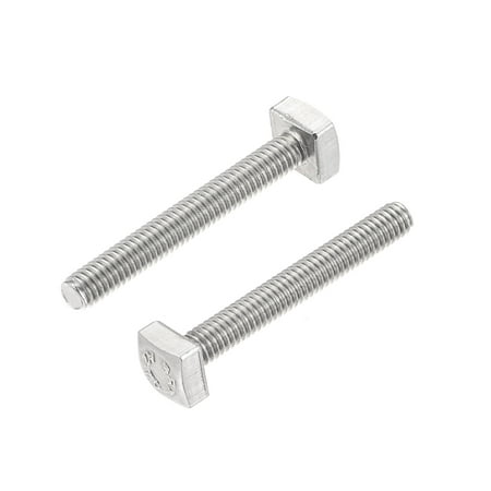 

Square Head Bolt 2 Pack M4x30mm 304 Stainless Steel Grade C Square Screws