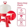 thumbnail image 4 of Little Giant 8 Gallon Tank Heavy Duty Poultry Gravity Waterer (4 Pack), 4 of 12