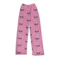 thumbnail image 2 of Pantalons de Pyjama Roses pour Femmes, Bas de Pyjama Longs et Doux pour Dormir, Pantalons de Pyjama Décontractés TTG, 2 of 5