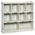 thumbnail image 1 of Pemberly Row 10-Cube Modern Engineered Wood Bookcase in White Plank, 1 of 14