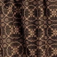 thumbnail image 3 of Marshfield Jacquard Woven Black and Tan 63" Cotton Curtain Panels by Raghu, 3 of 4
