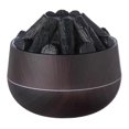 thumbnail image 1 of 300ml Bonfire Humidifier Auto-Off for Home Office Gym Dark Wood Grain, 1 of 5