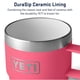 thumbnail image 3 of Taza YETI Rambler apilable de acero inoxidable de 180 ml, paquete de 2 unidades, color rosa, 3 of 8