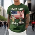 thumbnail image 2 of Leey-World American 250 Anniversary Shirt 4th of July Shirts for Men Patriotic American Flag Tshirts 250th Anniversary Independence Day Tees Tops(AG,4XL), 2 of 4