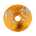 thumbnail image 1 of Tapa Del Auricular de La Bicicleta, Tapa de La Tapa Del Vástago para Bicicleta de Montaña Road - Aleación de Aluminio de Alto Rendimiento Dorado Soledad Tapa superior para auriculares de bicicleta, 1 of 8