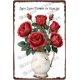 thumbnail image 1 of Enjoy The Little Things in Life Quote Wall Decor Aluminum Sign, Rose Decor, Family Hanging Wall Sign, Tin Rose Garden Plaques for Living Room Bedroom Kitchen Outdoor 12x8 Inches, 1 of 5