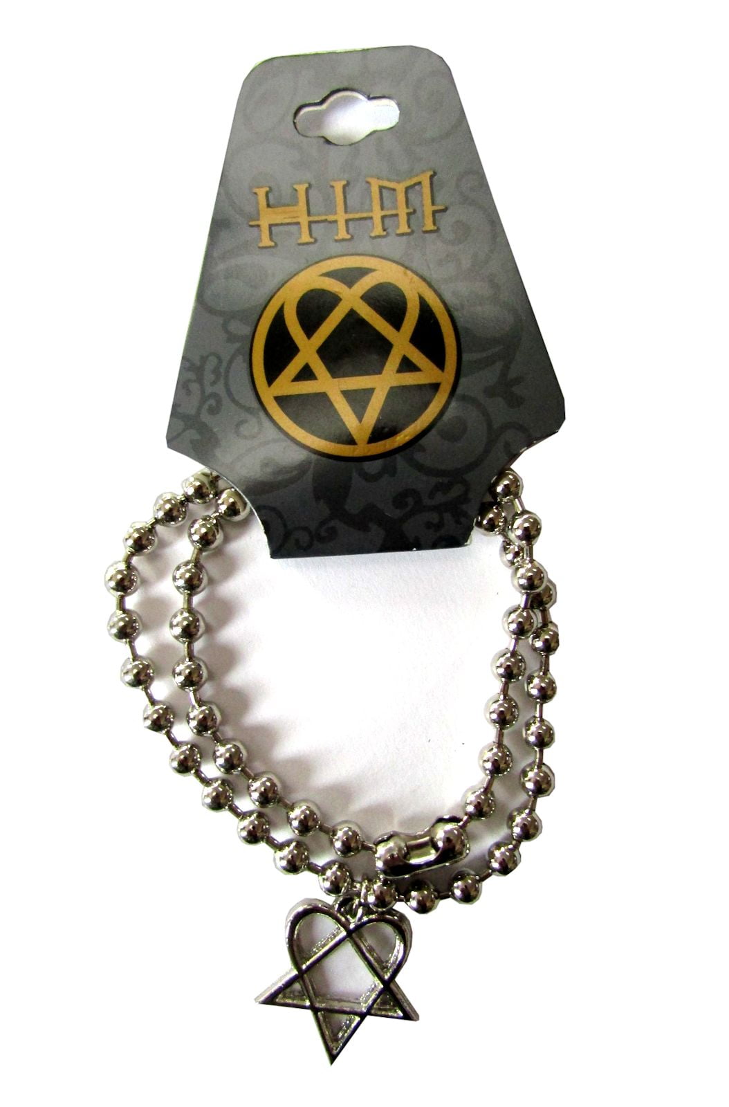 HIM H.I.M. Heartagram Necklace Silver 