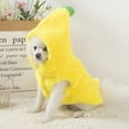 thumbnail image 4 of GASTROPOD Whimsical Girl Pet Halloween Costume - Polyester Banana Transformation Outfit, L, 4 of 7