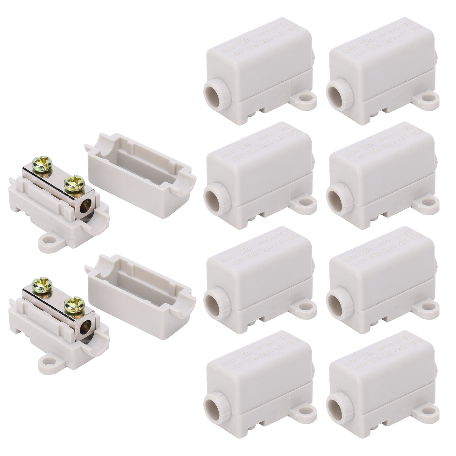 Cergrey Inline Junction Connector Box,Inline Terminal Block,10Pcs Inline Junction Connector Box