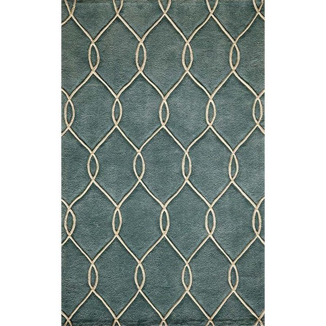 Momeni Bliss 2'3" X 8' Contemporary Hand Tufted Runner Rug in Teal