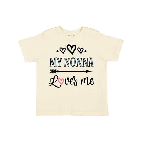 Inktastic My Nonna Loves Me Girls Girls Toddler T-Shirt