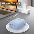thumbnail image 2 of AirPods Case, Full Protective Silicone AirPods Accessories Cover Compatible with AirPods 1&2 Wireless and Wired Charging Case(Front LED Visible),Denim Blue, 2 of 8