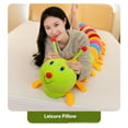 thumbnail image 6 of Colorful caterpillar dolls large size dolls soft long pillow children's plush toys,60cm, 6 of 8