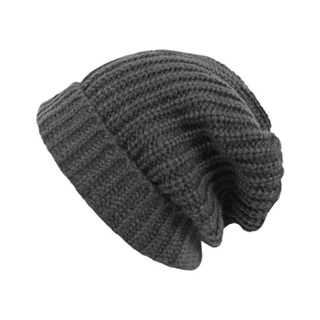 Cold Hat Big Head Circumference Coarse Wool Hat Women's Spring All-match Warm Loose Face Small Ear Protection Knitted Hat Tide