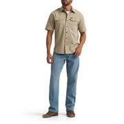 Wrangler® Men's Short Sleeve Micro Ripstop Shirt