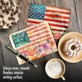 thumbnail image 6 of The Best Card Company 20 Assorted Blank Notecards Bulk Box Set 4 x 5.12 Inch with Envelopes (10 Designs, 2 Each) Artful Flags AM6580OCB-B2x10, 6 of 8
