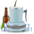 thumbnail image 1 of Enfriador de bebidas y calentador de tazas de aluminio con asa para escritorio Enfriador de latas de botella eléctrico portátil de 15 oz Calentador para café Cerveza Vino Jugo Leche Operación con un s, 1 of 8