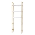 thumbnail image 2 of Rack Para Baño Aqua AmuebleZ Color Blanco Con Natural AmuebleZ Rack Para Baño Aqua, 2 of 5