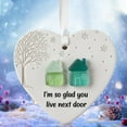 thumbnail image 4 of Sea Glass Ornaments,Sea Glass Art,Sea Glass Christmas Ornaments,Heart-Shaped Sea Glass Friendship Decor Friendship Heart Keepsake Friendship Heart Ornament For Christmas Tree Hanging Ornaments, 4 of 7
