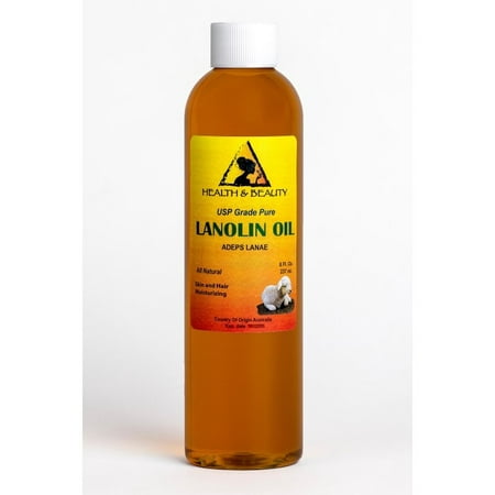 LANOLIN OIL USP GRADE PHARMACEUTICAL SKIN HAIR LIPS MOISTURIZING 100% PURE 8
