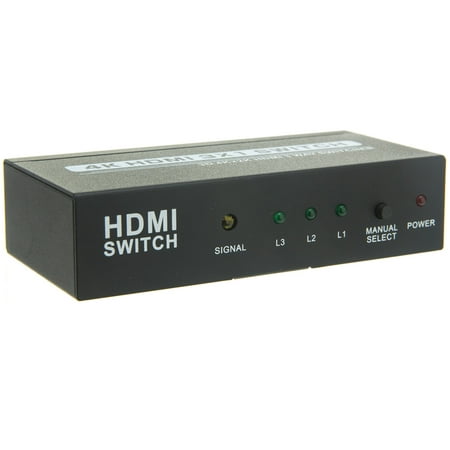 ACL HDMI High Speed with Ethernet Switch, 3 way, 3x1, 1 (Best High Speed Ethernet Switch)