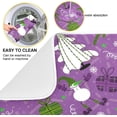 thumbnail image 2 of SKYSONIC Dish Drying Mat for Kitchen Counter Dish Drying Pad Dish Mat, Winter Snowman Snowflakes Christmas Tree Drying Mat for Coffee Machine Dish Rack 16x18 inch, 2 of 6