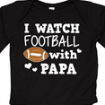 thumbnail image 4 of Inktastic I Watch Football with My Papa Boys Long Sleeve Baby Bodysuit, 4 of 5