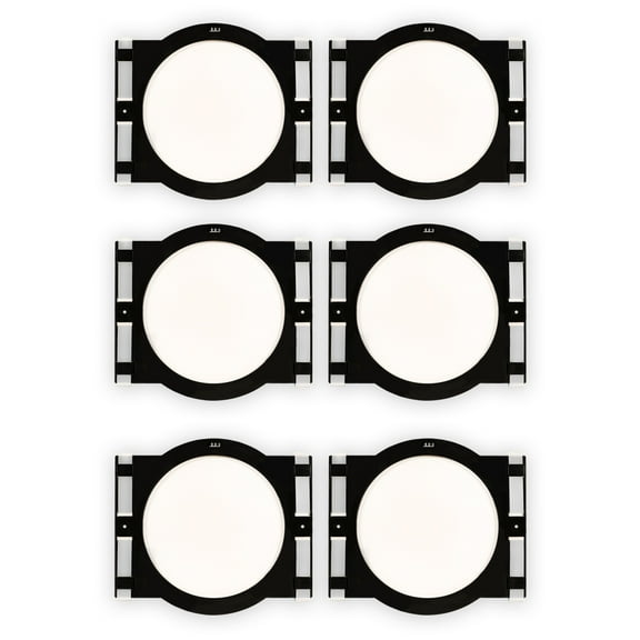 Theater Solutions RK6C In Ceiling Installation Rough In Kit for 6.5" Speakers 3 Pair Pack