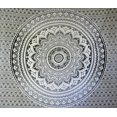 thumbnail image 4 of Tapiz de mandala psicodélico indio Ombre rojo, tapiz de decoración boho hippie de la India, colgante de pared de algodón grande multicolor 210 x 150 cms Ormromra LKX-0173-1, 4 of 6