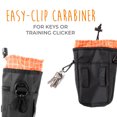 thumbnail image 4 of Mighty Paw Dog Treat Bag Drawstring Closure Pouch includes Carabiner Hook 1 Roll of Pickup Bags and Reflective Belt, 4 of 8