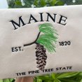 thumbnail image 2 of Embroidered Maine Pine Tree State Sweatshirt, 2 of 3