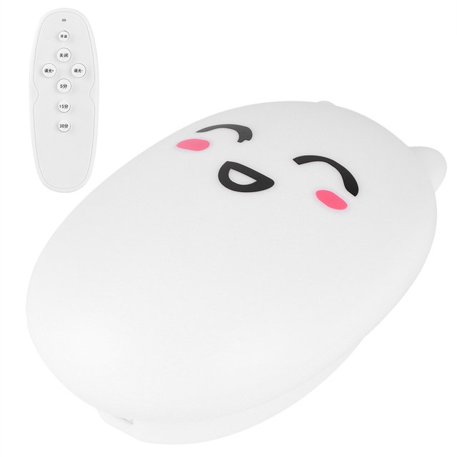 Lámpara para dormir, luz LED, luz de noche con control remoto, luz de cama, rendimiento finamente ajustado