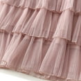 thumbnail image 5 of Women Mid Length Skirt Dance Party A Line High Waisted Tiered Skirt Holiday Party Half Skirts Hot Skirt for Women Women Skirts Long Double Split Skirt Girls Skirts Chiffon Skirt plus Size Skirts for, 5 of 5