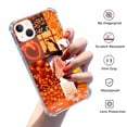thumbnail image 2 of Orange Vibes Case for iPhone 13 ,Aesthetic Art Design Pattern TPU Shock Proof Cover Case, 2 of 5