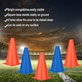 thumbnail image 3 of Conos deportivos de 9 , paquete de 10 conos de entrenamiento de tráfico para práctica de fútbol, ​​conos marcadores de campo de agilidad para ejercicios de fútbol baloncesto, cono, 3 of 5
