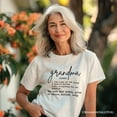thumbnail image 6 of Grandma Definition T-Shirt, White, Natural, Navy and Black Funny Tee for Grandmothers, 6 of 10