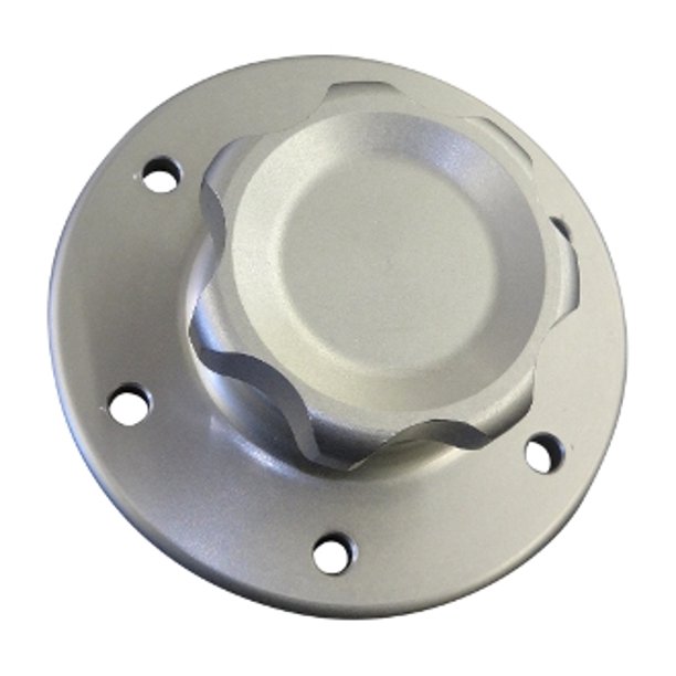 Aluminum BoltOn Gas Tank Filler Neck/NonVented Cap Kit CNC