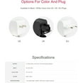 thumbnail image 3 of Raspberry Pi SC1153 Power Adapter Pi5 Official Original 27W Power PD Adapter USB-C 5.1V5A Type-C Interface (White), 3 of 7