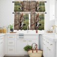 thumbnail image 3 of Farmhouse Kitchen Curtains Valances and Tiers Set of 3 Cow Sheep Cock Countryside Vintage Tier Curtains and Valance with Rod Pocket for Small Windows, 27.5"x36", 3 of 9